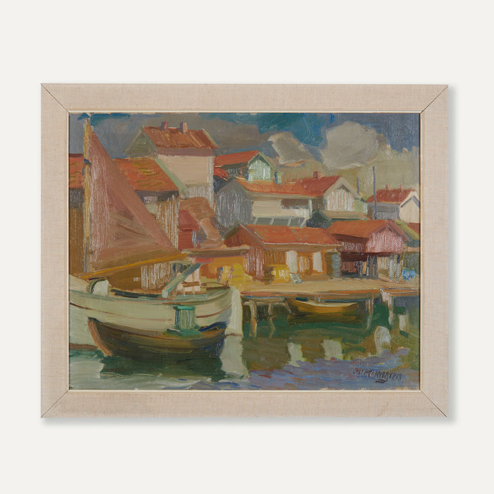 Port Scene by Gustav Rosengren