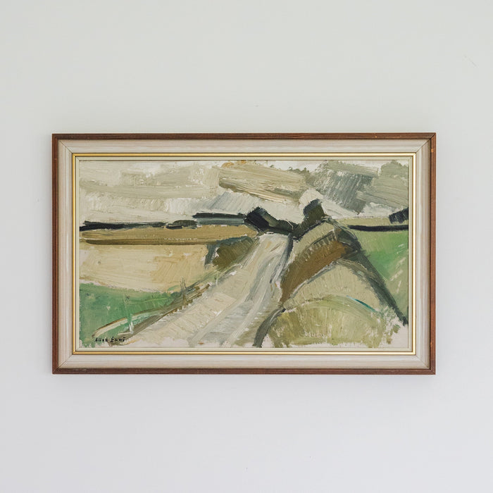 Swedish Cubist Landscape by Allan Erwo