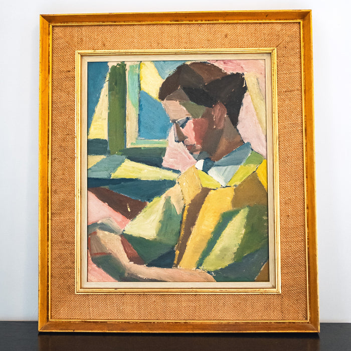 Mid-Century Cubist portrait by Sven Johansson