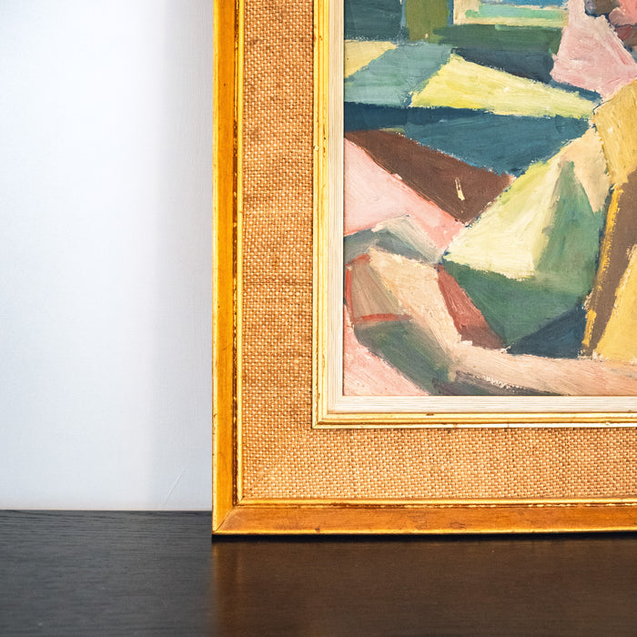 Mid-Century Cubist portrait by Sven Johansson