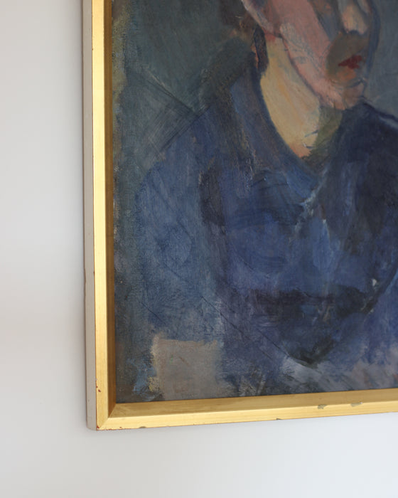 Male Portrait by Wilgot Olsson Dated 1945