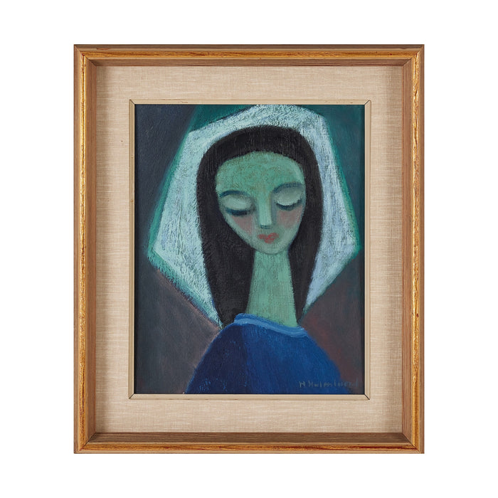 Portrait by Helge Holmlund Dated Circa 1970