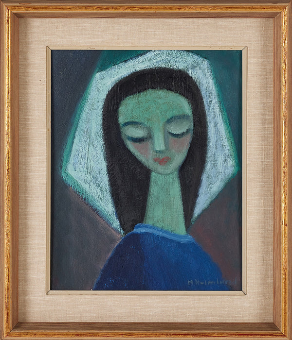 Portrait by Helge Holmlund Dated Circa 1970