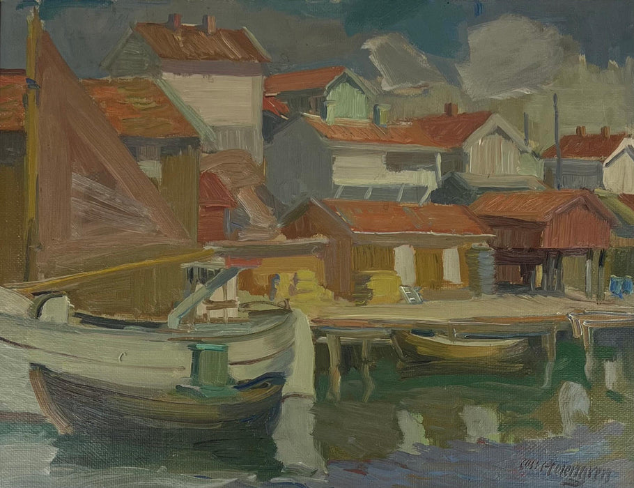Port Scene by Gustav Rosengren