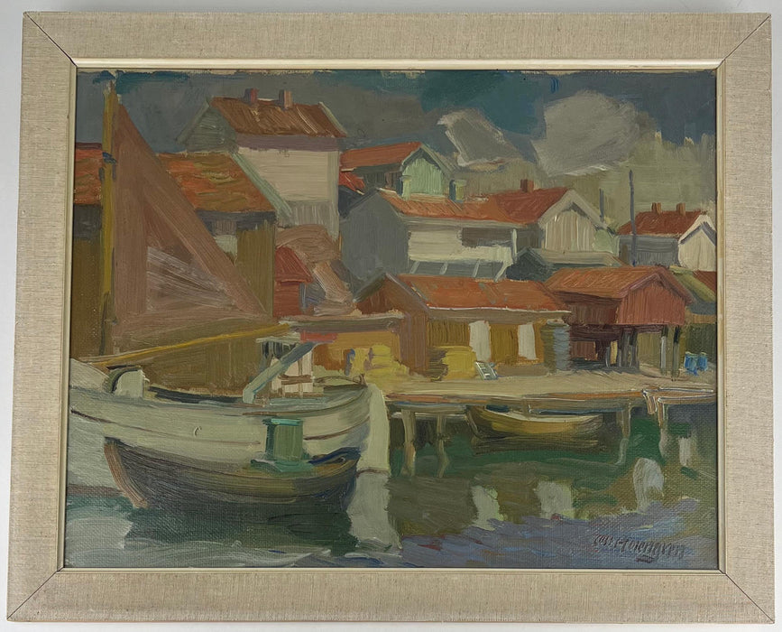 Port Scene by Gustav Rosengren