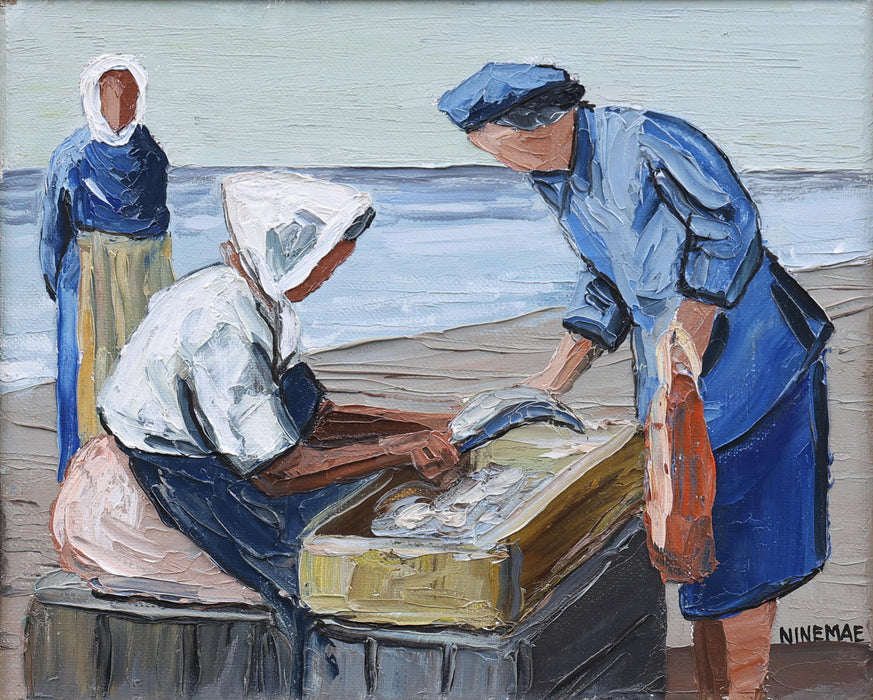 Market Day by Boris Ninemae Circa 1950