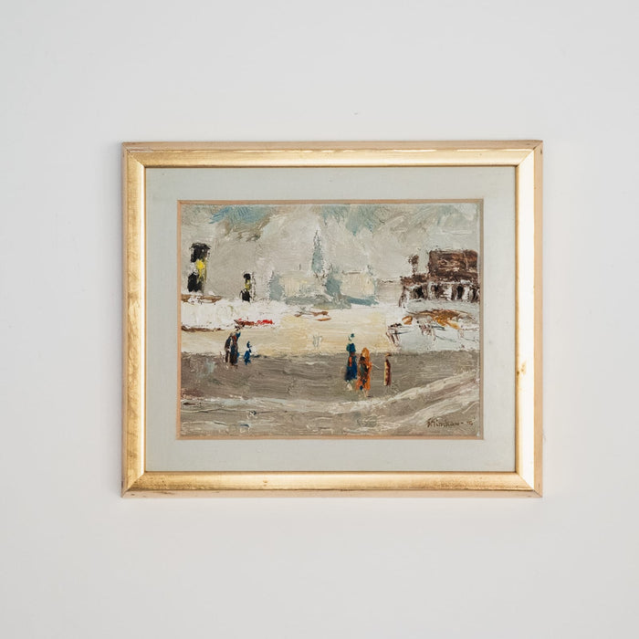 Impressionist Beach Scene by Harald Klinckowström