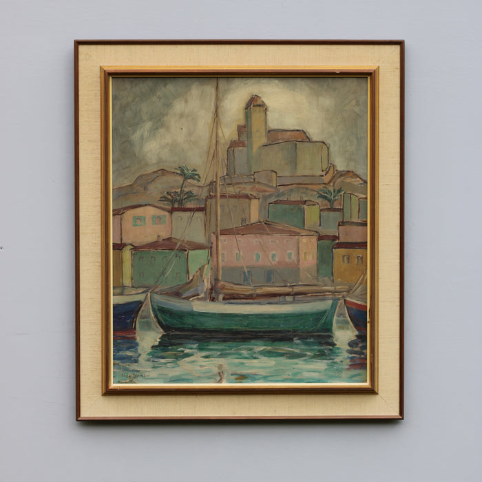 Port Harbour Scene by Inez Leander