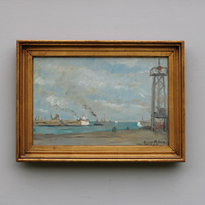 Coastal Landscape by Einar Palme Dated 1935